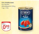 Schältomaten im Angebot bei GLOBUS in Salzgitter Schältomaten Angebote von Cirio bei GLOBUS Salzgitter für 0,99 €