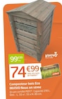 Promo Composteur bois Eco à 74,99 € dans le catalogue Jardiland à Boulogne-Billancourt