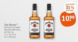 Kentucky Straight Bourbon Whiskey im Angebot bei tegut in Hofheim Kentucky Straight Bourbon Whiskey Angebote von Jim Beam bei tegut Hofheim für 10,99 €