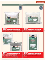 Prix et réduction Traversin dans le prospectus Auchan Hypermarché en cours Offre Traversin dans le catalogue Auchan Hypermarché du moment à la page 5