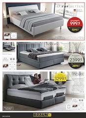 Boxspringbett im BRAUN Möbel-Center Prospekt in Freiburg Aktueller BRAUN Möbel-Center Prospekt mit Boxspringbett, "CA$HBACK WOCHEN", Seite 8