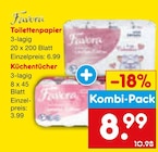 Toilettenpapier + Küchentücher bei Netto Marken-Discount im Neustadt Prospekt für 8,99 €