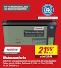 Wohnraumfarbe bei toom Baumarkt im Bad Säckingen Prospekt für 21,99 €