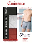 Lot de 3 boxers homme - EMINENCE - Intermarché Hyper à Amiens Lot de 3 boxers homme - EMINENCE en promo chez Intermarché Hyper Amiens à 19,90 €