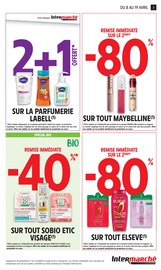 Promos Maquillage dans le catalogue "80% REMBOURSÉS EN BONS D'ACHAT SUR LE RAYON BEAUTÉ" de Intermarché Super Maquillage en promo dans le catalogue Intermarché Super à la page 3