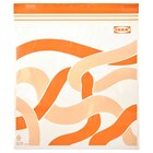 Beutel, wiederverschließbar gemustert/leuchtend orange Angebote von ISTAD bei IKEA Mettmann für 1,99 €