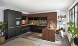 Nobilia Einbauküche Touch Schwarz supermatt Angebote von Nobilia bei Möbel Fischer Erlangen für 9.498,00 €