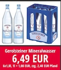 Mineralwasser Naturell von Gerolsteiner im aktuellen Nuck Getränke Prospekt für 6,49 €