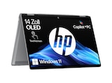 Aktuelle Notebook Angebote bei MediaMarkt Saturn in Bottrop Aktuelles OmniBook X Flip OLED NGAI 14-fm0379ng, Copilot+ PC - 14 Zoll Intel® Core™ Ultra 7 258V 32 GB 1 TB Arc™ GPU Windows 11 Home Angebot bei MediaMarkt Saturn in Bottrop ab 1.499,00 €