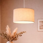 Promo Abat-jour rond beige Ø30 cm GoodHome Kpezin à 13,90 € dans le catalogue Castorama à Avignon