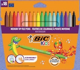 Kids feutres de coloriage pointe moyenne - BIC KIDS en promo chez Intermarché Super Toulouse à 2,96 €