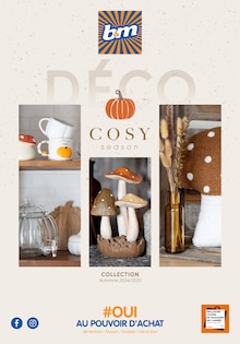 Prospectus B&M de la semaine "Cosy season" avec 1 pages, valide du 04/10/2024 au 18/10/2024 pour Montgeron et alentours