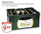 Stubbi im Angebot bei GLOBUS in Mannheim Stubbi Angebote von Bitburger bei GLOBUS Mannheim für 9,49 €