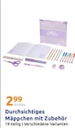 Durchsichtiges Mäppchen mit Zubehör für 2,99 € bei Action im Angebot Durchsichtiges Mäppchen mit Zubehör im aktuellen Action Prospekt