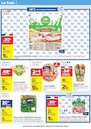 Prix et réduction Wraps dans le prospectus Carrefour en cours Offre Wraps dans le catalogue Carrefour du moment à la page 34