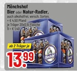 Aktuelles Bier oder Natur-Radler Angebot bei Trinkgut in München ab 13,99 €