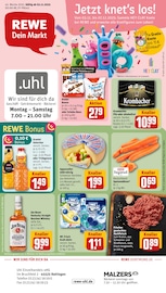 Aktueller REWE Prospekt mit Bier, "Dein Markt", Seite 1