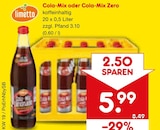 Cola-Mix oder Cola-Mix Zero von limetto im aktuellen Netto Marken-Discount Prospekt für 5,99 €