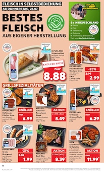 Steak im aktuellen Kaufland Prospekt (Heilbronn) Steak im Kaufland Prospekt "KNÜLLER" mit 53 Seiten (Heilbronn)
