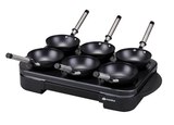 Appareil mini crêpes et mini woks - MANDINE en promo chez Carrefour Appareil mini crêpes et mini woks - MANDINE dans le catalogue Carrefour