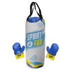 Sac de frappe avec gants - SPORT & FUN en promo chez Carrefour Saint-Maur-des-Fossés à 24,99 €