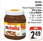 nutella Nuss-Nugat-Creme Angebote von Ferrero bei nah und gut Nürnberg für 2,49 €