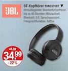 BT-Kopfhörer TUNE570BT im V-Markt Prospekt BT-Kopfhörer TUNE570BT von JBL im aktuellen V-Markt Prospekt für 34,99 €