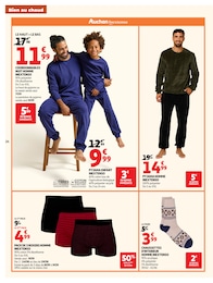 Offre Chaussettes Homme dans le catalogue Auchan Hypermarché du moment à la page 24