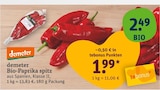 Bio-Paprika spitz im tegut Prospekt Bio-Paprika spitz von demeter im aktuellen tegut Prospekt für 1,99 €