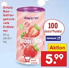 Gefriergetrocknete Erdbeeren Angebote von Simply Raw bei Netto Marken-Discount Hamburg für 5,99 €