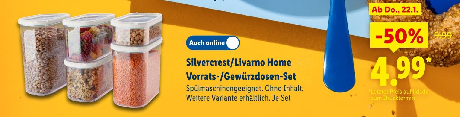 Vorrats-/Gewürzdosen-Set