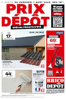Prospectus Brico Dépôt à Soual, "PRIX DÉPÔT SPÉCIAL PROJETS D'ÉTÉ", 24 pages de promos valables du 01/08/2025 au 14/08/2025
