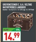 Aktuelle Veltins Angebote bei Marktkauf in Paderborn Aktuelles Naturtrübes Landbier Angebot bei Marktkauf in Paderborn ab 14,99 €