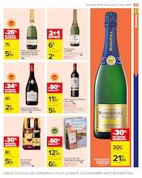 Offre Champagne Blanc De Blancs dans le catalogue Carrefour du moment à la page 61