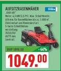 Aufsitzrasenmäher GAR 601 Angebote von Güde bei Marktkauf Beckum für 1.049,00 €
