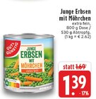 Junge Erbsen mit Möhrchen bei EDEKA im Prospekt "" für 1,39 €