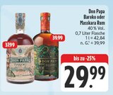 Baroko Angebote von Don Papa bei EDEKA Freital für 29,99 €