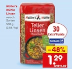 Linsen im Netto Marken-Discount Prospekt Linsen von Müller's Mühle im aktuellen Netto Marken-Discount Prospekt für 1,29 €