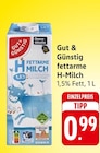 EDEKA Bad Orb - fettarme H-Milch Angebot im Prospekt fettarme H-Milch bei EDEKA im Bad Orb Prospekt für 0,99 €