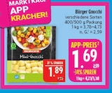 Mini-Gnocchi im Angebot bei Marktkauf in Leipzig Mini-Gnocchi Angebote von Bürger bei Marktkauf Leipzig für 1,69 €