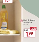 Staubtuch im Angebot bei Rossmann in Ingolstadt Staubtuch Angebote von Flink & Sauber bei Rossmann Ingolstadt für 1,99 €
