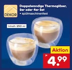 Doppelwandige Thermogläser von DEKOR für 4,99 € bei Netto Marken-Discount im Angebot Doppelwandige Thermogläser von DEKOR im aktuellen Netto Marken-Discount Prospekt