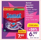 Geschirrspültabs von Somat im aktuellen Netto Marken-Discount Prospekt