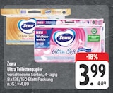 Ultra Toilettenpapier im Angebot bei E center in Chemnitz Ultra Toilettenpapier Angebote von Zewa bei E center Chemnitz für 3,99 €