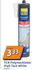 Polymerkleber High Tack White im Angebot bei Action in Stuttgart Polymerkleber High Tack White Angebote von TCX bei Action Stuttgart für 3,33 €