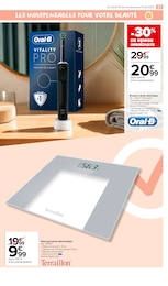 Prix et réduction Pèse-personne électronique dans le prospectus Carrefour Market en cours Offre Pèse-personne électronique dans le catalogue Carrefour Market du moment à la page 29