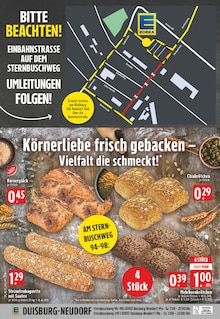 Brötchen im EDEKA Prospekt "Aktuelle Angebote" mit 26 Seiten (Duisburg)