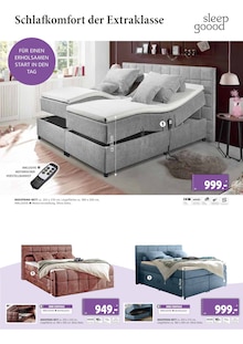 Bett im Polstermöbel Fischer Prospekt "Boxspring Spezial" mit 9 Seiten (Regensburg)