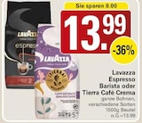 Espresso Barista oder Tierra Café Crema Angebote von Lavazza bei WEZ Minden für 13,99 €