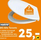 WC-Sitz Toronto im Angebot bei Globus-Baumarkt in Gladbeck WC-Sitz Toronto Angebote von PRIMASTER bei Globus-Baumarkt Gladbeck für 25,00 €